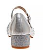 Color:Silver - Image 2 - Girls' Sophie Rhinestone Dress Mary Janes (Youth)