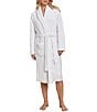 Color:Sea Salt/Dusty Rose - Image 2 - CozyChic® Barbie™ Plush Ribbed Knit Adult Robe