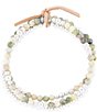 Color:Multi - Image 1 - Lemon Jade Genuine Stone Stretch Bracelet Set