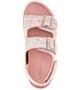 Color:Pink/White Boucle - Image 5 - Beena Boucle Studded Platform Sandals