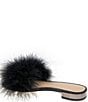 Color:Black - Image 4 - Dartlee Faux Fur Slides