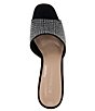 Color:Black/Clear - Image 5 - Giani Rhinestone Embellished Wedge Slide Sandals