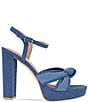 Color:Blue Denim - Image 2 - Orlie Denim Platform Sandals