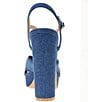 Color:Blue Denim - Image 3 - Orlie Denim Platform Sandals
