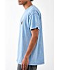 Color:Light Blue Grey - Image 3 - Short Sleeve Crest T-Shirt