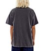 Color:Washed Black - Image 2 - Subculture Oversized Boyfriend Graphic T-Shirt
