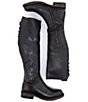 Color:Black Handwash - Image 4 - Manchester Tall Leather Block Heel Riding Boots