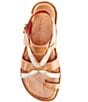 Color:Tan Rustic Nectar Lux - Image 5 - Crawler Leather Platform Sandals