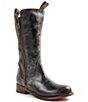 Color:Black Lux - Image 1 - Latifah Leather Side Zip Boots