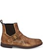 Color:Tan Rustic - Image 2 - Men's Michelangelo Rustic Leather Chelsea Boots