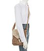 Color:Icicle Rustic Rust Nectar Lux - Image 4 - Venice Beach Rustic Leather Crossbody Bag