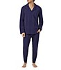 Color:Navy - Image 1 - Bedhead Pajamas Long Sleeve Classic Fit 2-Piece Pajama Set