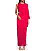 Color:Coral pink - Image 1 - Riley One Sleeve Sheath Maxi Dress