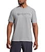 Color:Light Grey - Image 1 - Hardlines Short Sleeve Graphic T-Shirt