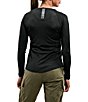 Color:Black - Image 2 - Ladies' Training Gear Collection Ciel Tech UPF 50 Long Sleeve Performance T-Shirt