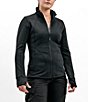 Color:Black - Image 1 - Ladies' Training Gear Collection Suojella Zip Front Fleece Jacket