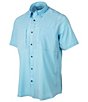 Color:Infinity - Image 1 - TKAD Flex Short-Sleeve Woven Shirt
