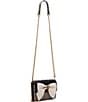 Color:Black/White - Image 5 - Bulldog Bow Crossbody Bag