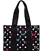 Color:Dots - Image 2 - Butterfly and Polka Dots Medium Tote Bag