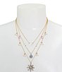 Color:Multi - Image 3 - Daisy Illusion Crystal and Pearl Layered Necklace