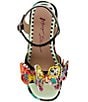 Color:Black Multi - Image 5 - Girls' Lotty Butterfly Embellished Platform Sandals (Youth)