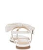 Color:Pearl - Image 3 - Girls' Sasha Pearl Embellished Bow Sandals (Youth)