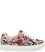 Color:Pink Floral Multi - Image 2 - Girls' Sidny Floral Rhinestone Sneakers (Youth)