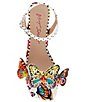 Color:White Butterfly - Image 5 - Lotty Beaded Butterfly Dress Sandals