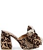 Color:Leopard - Image 2 - Maccie Pearl Embellished Leopard Print Dress Mules