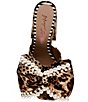 Color:Leopard - Image 5 - Maccie Pearl Embellished Leopard Print Dress Mules