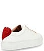 Color:White/Multi - Image 3 - Presely Heart Detail Platform Sneakers