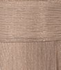 Color:Blush/Gold/Silver - Image 3 - Metallic Crinkle Surplice V-Neck Short Flutter Sleeve Dress