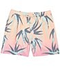 Color:Fade - Image 1 - 17#double; Outseam Sundays Layback Tropical Printed Board Shorts