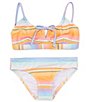 Color:Multi - Image 1 - Big Girls 7-14 Blissed Out CoCo Bralette Two-Piece Swimsuit