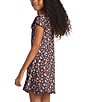 Color:Black Pebble - Image 2 - Big Girls 7-14 Short Sleeve Simply Cute T-Shirt Dress