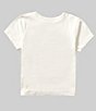 Color:Salt Crystal - Image 2 - Big Girls 7-16 Horizon Stripe Short Sleeve T-Shirt