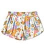 Color:Peaceful Lilac - Image 2 - Big Girls 7-16 Mad For You Printed Shorts