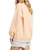 Color:Tart Peach - Image 2 - Chase The Sun Graphic Relaxed Sweatshirt