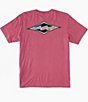 Color:Wild Berry - Image 1 - Crayon Wave Short Sleeve T-Shirt