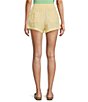Color:Cali Rays - Image 2 - Day Tripper Mid Rise Double Gauze Shorts