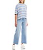 Color:Surf Spray - Image 3 - Free Fall Wide-Leg Jeans