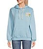 Color:Bliss Blue - Image 1 - Greetings From Paradise Graphic Sweatshirt