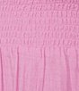 Color:Lush Lilac - Image 4 - Off The Coast Smocked Bodice Midi Dress