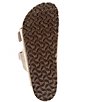 Color:Taupe - Image 6 - Men's Arizona Suede Double Banded Slip-On Sandals
