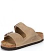 Color:Tobacco - Image 4 - Women's Arizona Oiled Leather Soft Footbed Sandals