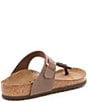 Color:Mocha - Image 2 - Girls' Gizeh Slide-On Thong Style Buckle Sandals (Youth)