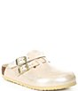 Color:Graceful Pearl White - Image 1 - Girls' Kay Clogs (Youth)