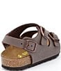 Color:Mocha - Image 3 - Kids' Roma Adjustable Buckle Slingback Sandals (Infant)