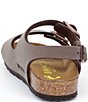 Color:Mocha - Image 4 - Kids' Roma Adjustable Buckle Slingback Sandals (Infant)