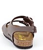 Color:Mocha - Image 4 - Kids' Roma Adjustable Buckle Slingback Sandals (Youth)